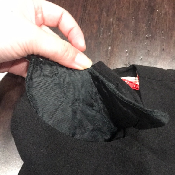 Vintage 1930s/1940s Black dress sz XS/S - Picture 6 of 10